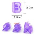 40pcs/set Alphabet Cake Molds Figure Plastic Letter Fondant Mold Icing Cookie Cutter Number Cake Mould Baking Decorating Tools. 