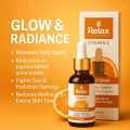 Relax Vitamin C Daily Serum 30ml - Brightening Tightening And Even Tone Formula. 