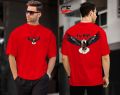 new stylish printed fly high drop shoulder t-shirt for causal fabric. 
