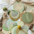JIANQI 50 pcs Craft Vintage Scrapbooking Paper Kawaii Art Junk Journal Deco Sticker rotundity emboss DIY Material Paper. 