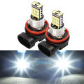 2PCS Fog Light H7 LED Bulb H8 H9 H11 9005 9006 LED 4014 Chips 45SMD Lens 12V Car Lamps Driving Auto Lamp Super Bright. 