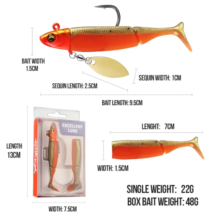 TAIYU%20Hot%20Sale%20Fishing%20Lures%2020g%20Jig%20Head%20T-tail%20Silicone%20Soft%20Lure%20Wobbler%20Metal%20Spinner%20Spoon%20Bait%20For%20Pike%20Trout%20Bass%20Fishing%20-%20Image%204