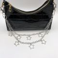 Punk Metal Crescent Geometric Bag Chain Hip Hop Hipster Cool Hundred Pair Pants Chain For Men and Women Rock and roll Accessorie.