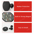 Magnetic Action Camera Suction Cup Mount Bracket with 1/4" Screw Ballhead for  Insta360  Smartphone Fill Light Stand. 