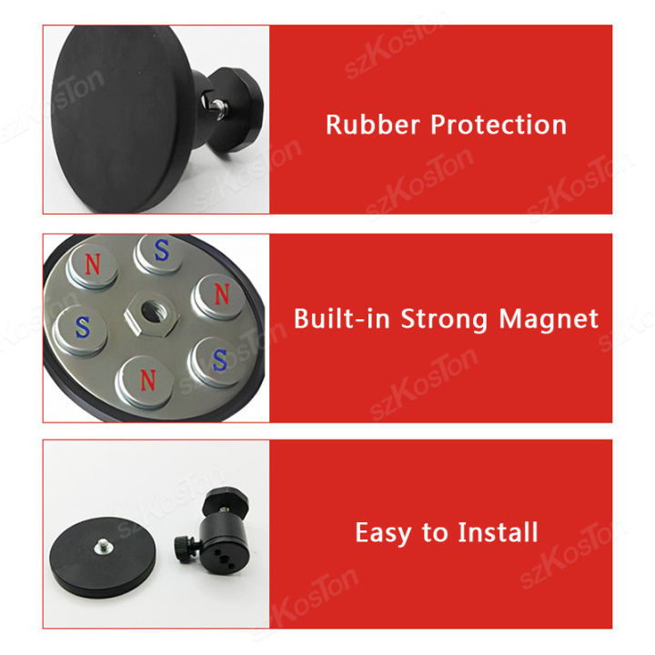 Magnetic%20Action%20Camera%20Suction%20Cup%20Mount%20Bracket%20with%201/4"%20Screw%20Ballhead%20for%20%20Insta360%20%20Smartphone%20Fill%20Light%20Stand%20-%20Image%202