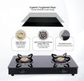 Instacook 2 Burner Automatic Glass Top Gas Stove (QUEEN). 