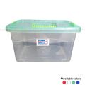 Smart Box Multipurpose Plastic Storage Container Box With Lock (Clear/Transparent) – Rectangular. 