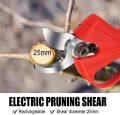 Electric Pruning Shears Cordless, 30Mm (1.2Inch) Cutting Diameter with Rechargeable Lithium Battery Powered Tree Branch Pruner for Fruit Tree Grafting Gardening Tool. 