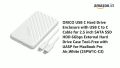 Rifah technology O-R-I-C-O USB C Hard Drive Enclosure with USB C to C Cable for 2.5 inch SATA SSD HDD 6Gbps External Hard Drive Case Tool-Free with UASP for MacBook Pro Air,White (25PW1C-C3). 