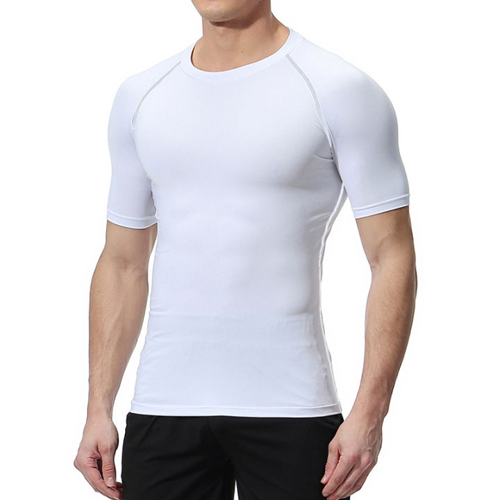 Black%20Bull%20Print%20Compression%20Shirts%20for%20Men%20Athletic%20Quick%20Dry%20Baselayers%20Undershirt%20Gym%20Workout%20Running%20Rash%20Guard%20Tshirt%20Tops%20-%20Image%206