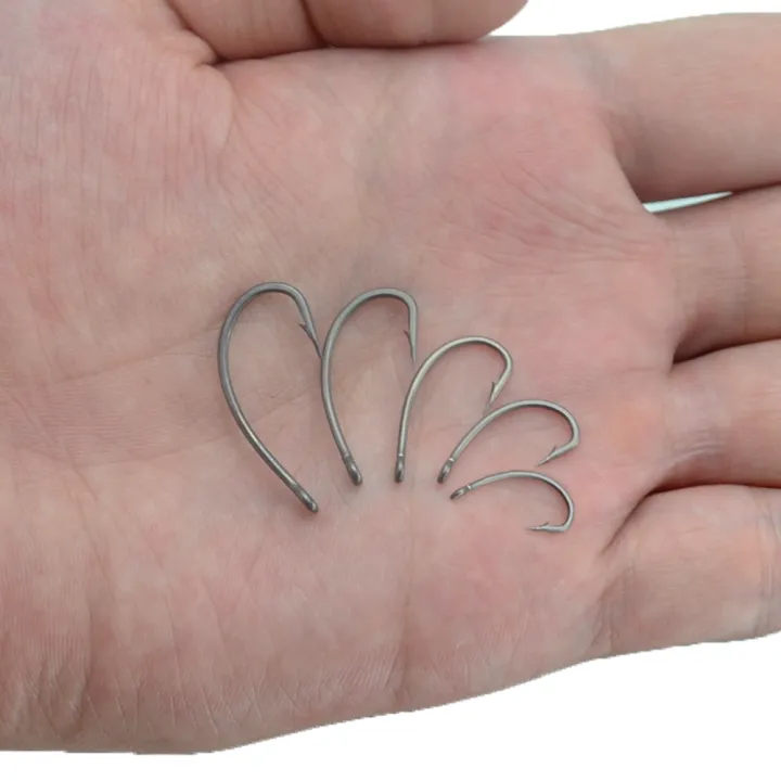 Hirisi%2045pcs%20PTFE%20Coated%20High%20Carbon%20Stainless%20Steel%20Barbed%20Fish%20Hook%20With%20Eye%20Carp%20Fishing%20Accessories%20X501%20-%20Image%204