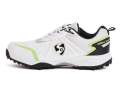 SG Scorer 5.0 Rubber Spikes Cricket Shoes Size No 08 SG Cricket Shoes Cricket Shoes For Men (White) Believe. Become. 