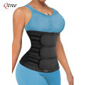 Qtree Body Shapewear Women Waist Trainer Corset Belly Cincher Trimmer Weight Loss Slimming Sweat Belt Sauna Strap Tummy Control.