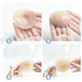 1 Pair Reusable Breast Petals Nipple Cover Invisible Petal Adhesive Strapless Backless Stick on Bra Silicone Breast Patch. 