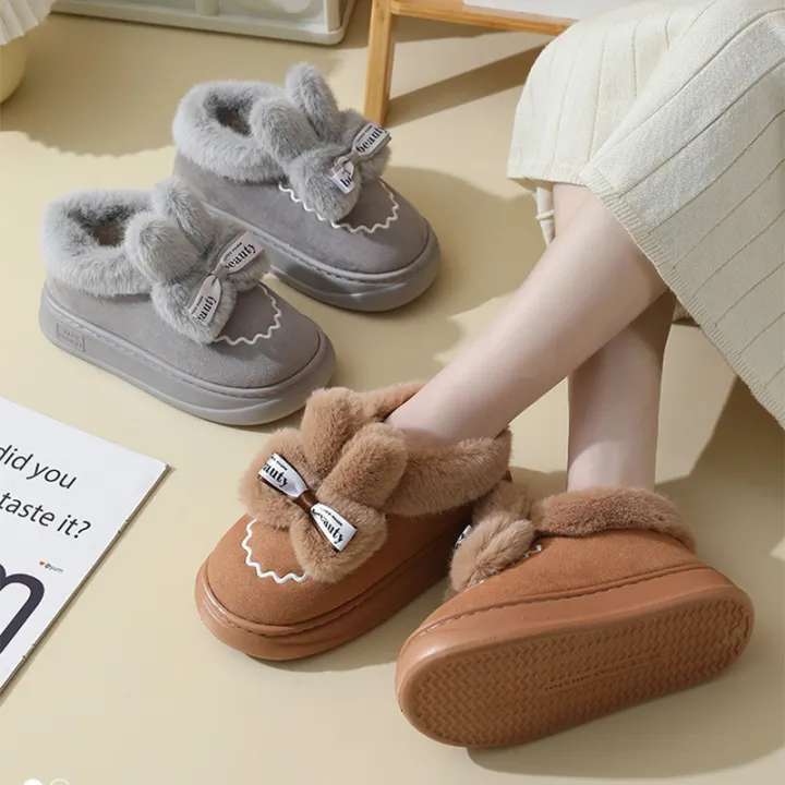 Snow%20Boots%20Winter%20New%20Women%20Warm%20Padded%20Cotton%20Shoes%20Indoor%20Thick%20Bottom%20Plush%20Rabbit%20Cotton%20Boots%20Leisure%20Soft%20Sole%20Ankle%20Boots%20-%20Image%206