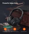 INFURTURE Active Noise Cancelling Headphones, H1 Wireless Over Ear Bluetooth Headphones, Deep Bass Headset, Low Latency, Memory Foam Ear Cups,40H Playtime. 