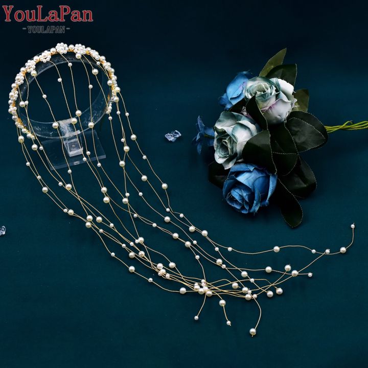 Bridal%20New%20Hair%20Accessories%20Handmade%20Pearl%20Headgear%20Tassel%20Comb%20Wave%20Headband%20Wreath%20Wedding%20Hair%20Comb%20Accessories%20-%20Image%204