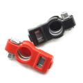 2 PCS Car Auto Quick Release Battery Terminal 1 Black 1 RED Battery Connector Clamps Best for Truck Car  and heavy duty battery with Plastic safety cover Dust prof battery Terminal. 