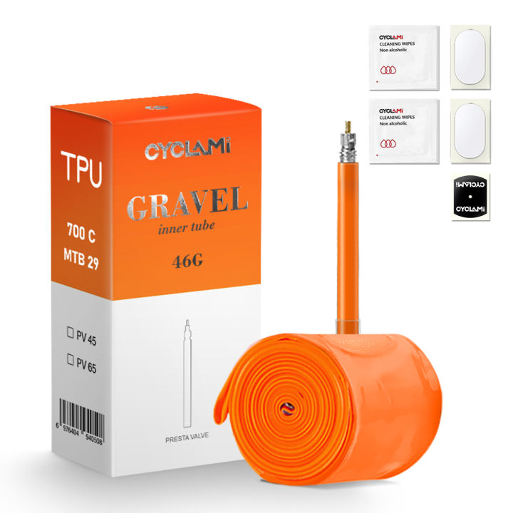 CYCLAMI%20Gravel%20Bicycle%20Inner%20Tube%20Ultralight%20700c%20MTB%2029%20TPU%20Material%20Tire%2045mm%2065mm%20Length%20French%20Valve%20Portable%20Super%20Light%20-%20Image%208