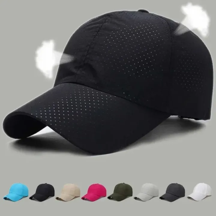 Summer%20Quick%20Dry%20Mesh%20Snapback%20Cap%20Breathable%20Sun%20Protection%20Hat%20Adjustable%20Outdoor%20Fishing%20Baseball%20Hat%20for%20Men%20Women%20-%20Image%202