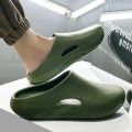 Men Slippers WaterProof Anti Skid Chef Shoe Breathable Slip on Casual Home Slippers Lightweight Beach Sandals Male Garden Clogs. 