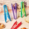 3Pcs/Set Reusable Food Bread Clip Kitchen Food Tongs Plastic Salad Bacon Steak Clamp Ice Tongs Baking Tools Gadget. 