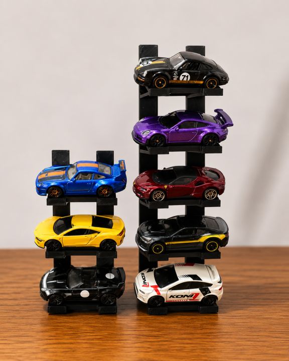 1:64 scale car shelf