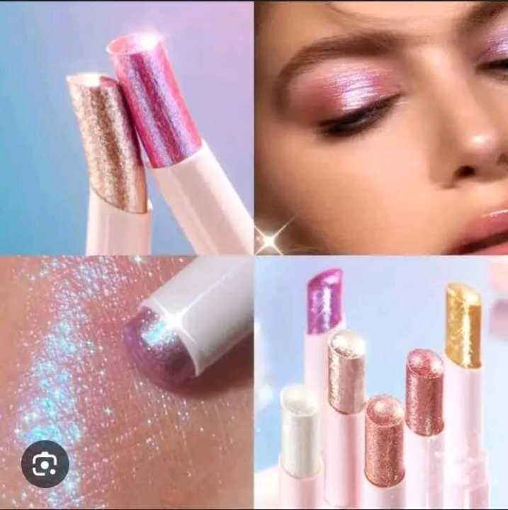 Mocallure Highlighter Jelly Stick – Pack of 6 | Ultra-Shiny Glow Highlighter | Smooth Jelly Texture | Long-Lasting Radiance | Creamy Blendable Formula | Face & Body Highlighter Makeup Set