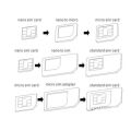 NanoSIM Card to Micro Standard Adapter Converter For Tablet Phone SIM Card Adapter Convert Universal Phones For Nano Sim 4 In 1.