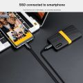 Kodak X200 Portable SSD 2TB 1TB 512GB 256GB USB 3.1 Type C External Solid State Drive for PS4 Laptop MacBook PC.