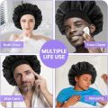 Satin Bonnet Silk Hair Bonnet for Sleeping, Sleep Bonnets for Women Large Wide Soft Band Sleep Cap for Curly Hair Braids. 