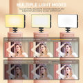 LED Selfie Light Phone Fill Light 120 LED 3000mAh Rechargeable Portable Video Light for Tiktok Vlog Video Conference Selfie. 