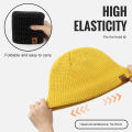 WRELS Winter Knitted Beanie Hats Warm Night Running Reflective Hat Unisex Windproof Ear Protection Cycling Hiking Ski Cap.