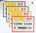 Various color frame hard plastic cardcase with magnet and document holder. 