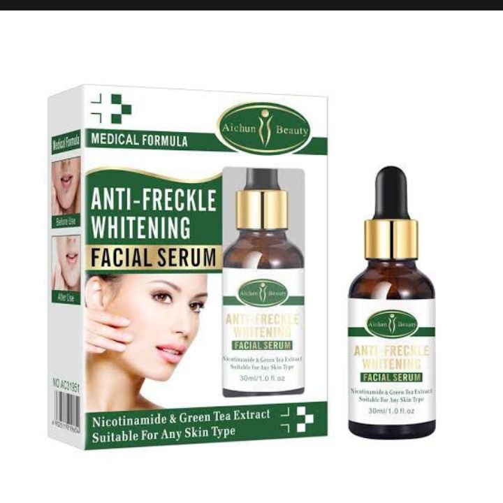 Anti Freckles whitening Facial serum Nicotinamide and green tea extract