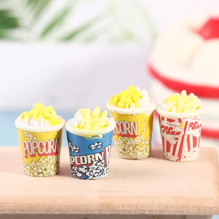 4PCS%20Miniature%20Dollhouse%20Popcorn%20Pretend%20Play%20Doll%20House%20Simulation%20Food%20-%20Image%202