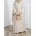 Off-white Butterfly Abaya/ White butterfly abaya/ Kaftan abaya. 