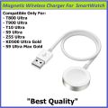 Wireless Charging Cable for Smartwatches T800 Ultra / T900 Ultra / T10 Ultra / Z55 Ultra / S9 Ultra Smart Watches - Best Quality Wireless Charger for SmartWatches. 