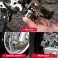 Anti Theft Motorbike Security Wheel Disk Lock Bicycle Disc Brake Lock  Zinc Alloy Steel Disk Lock for Motor Scooter Bike. 