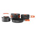 Camping Cookware Set Outdoor Cooking Ultralight Aluminum Pot Kettle cookware Set Portable Travel Tableware Set With Storage Bag. 