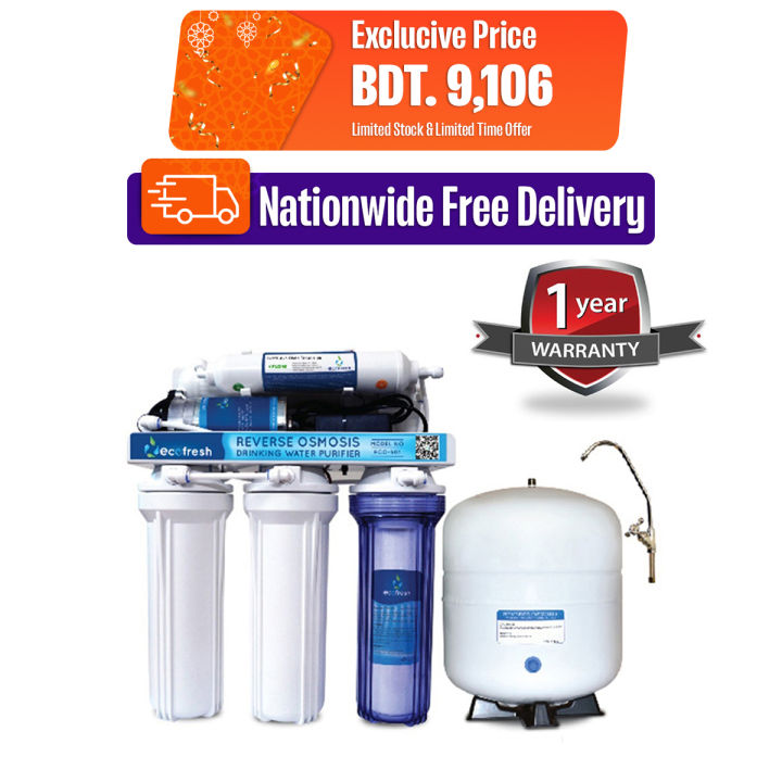 Eco-Fresh ECO-501 Reverse Osmosis 5-Stage Water Purifier