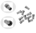 10 Pes Dish Cable Jointer Extension Female RG 6/RG 59. 