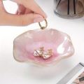 Lotus Leaf Shape Jewelry Tray Ceramic Organizer Necklace Earrings Bracelet Display Packaging Dipping Dish Home Decor Kitchen. 