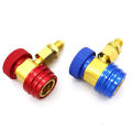 NEW R134A / R1234yf Freon H/L Auto Car Quick Coupler Connector Brass Adapters Air Conditioning Refrigerant Adjustable. 