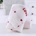 Love Towels Pure Cotton Couples Home Embroidery LOVE Home Wedding Hand Gift Face Wash Towels Thickened Embroidery. 