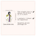 100 Piece One Piece Stickers Waterproof DIY For Phones Laptop Car Sticker Creative Home Decal. 