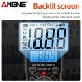 ANENG SZ06 Smart Digital Multimeter 2000 Count 600V AC/DC Voltage Meter 10A DC Current Ohm Resistance Diode Measuring Test Tools. 