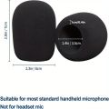 6pcs/pack New Style Microphone Cover - Foam Mic Covers Windscreen Suitable for Most Standard Handheld Microphone. 