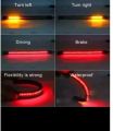 multifunction LED Motorcycle strip lights brake tail turn signal license plate. 