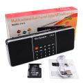 Lefon Digital FM Radio Receiver Speaker Stereo MP3 Player Support TF Card USB Drive LED Display Time Shutdown Portable Radios. 